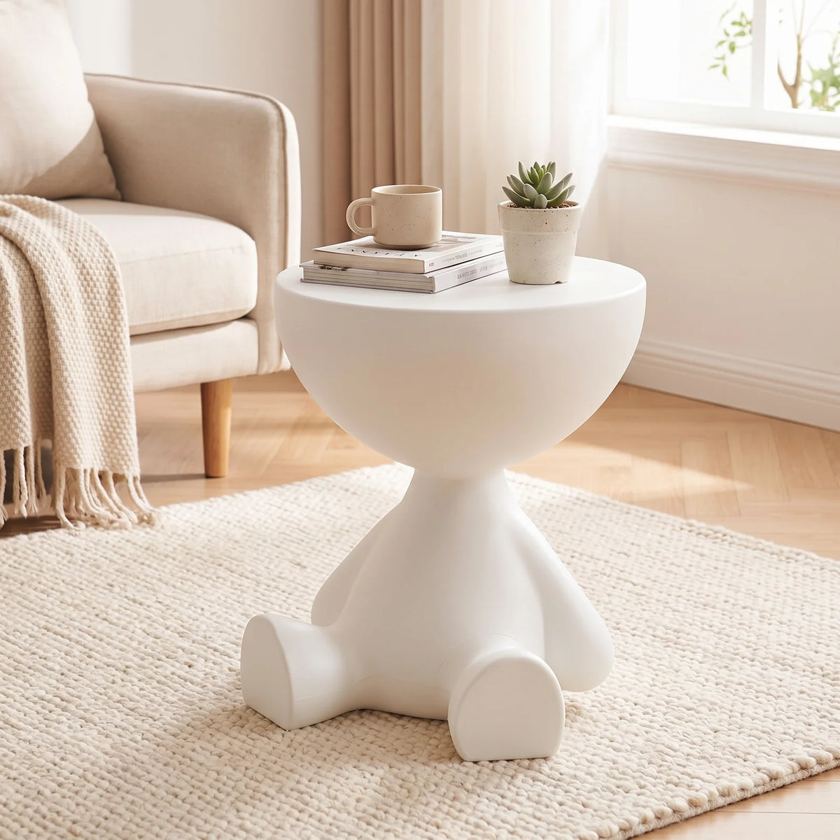 Cartoon Bear Side Table | Modern Creative Coffee Table
