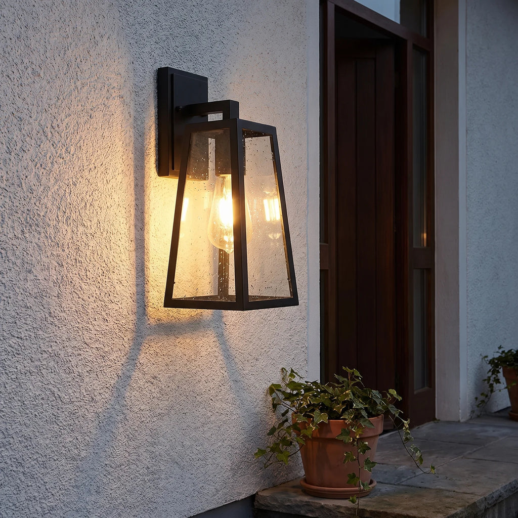 Verona Outdoor Wall Lamp Glass