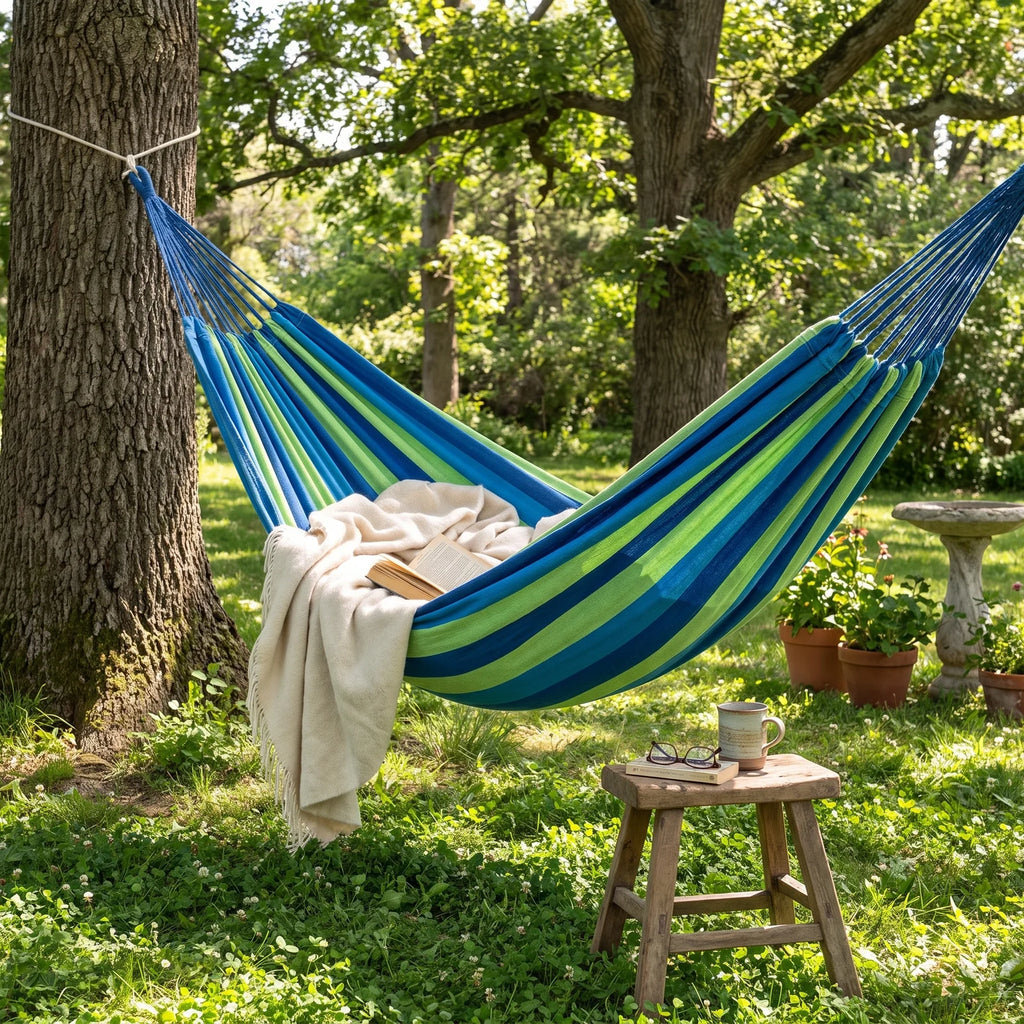 Canvas Hammock Blue