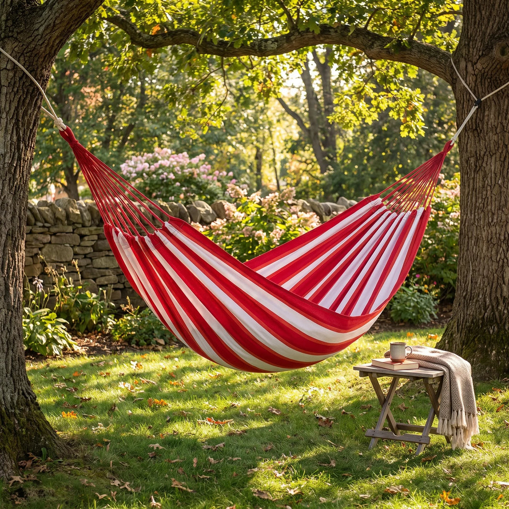 Canvas Hammock Red