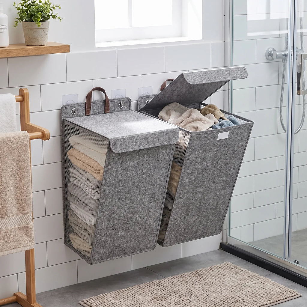 Wallora Laundry Basket Gray