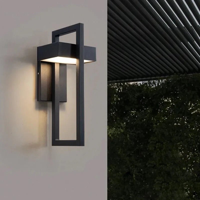Applique murale scandinave en aluminium
