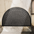 Tapis de porte antidérapant semi-circulaire