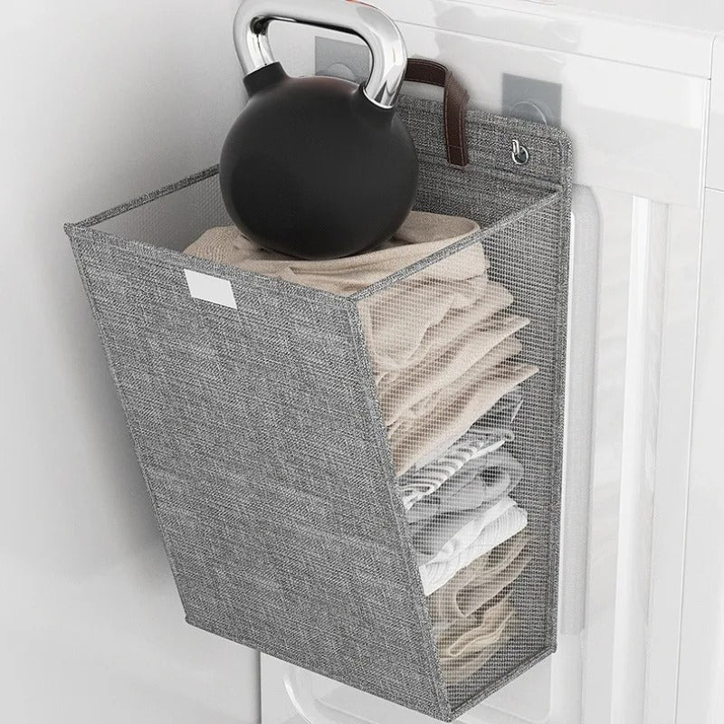 Panier à linge adhésif Wallora
