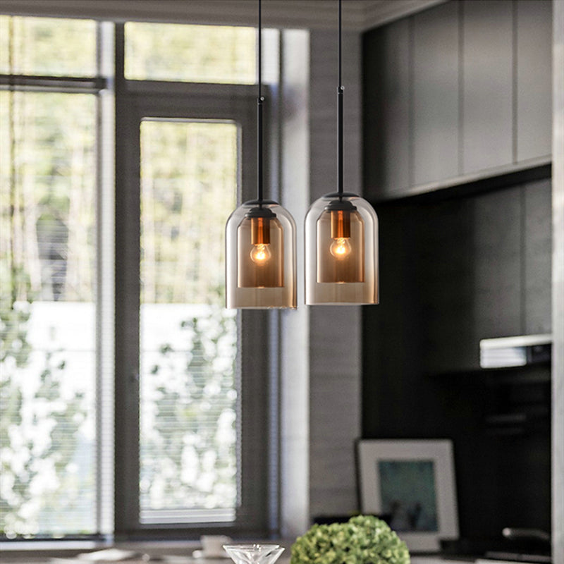 Suspension luminaire scandinave en verre